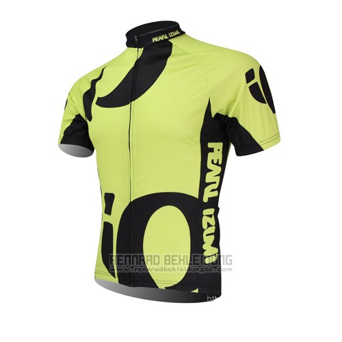 2015 Fahrradbekleidung Pearl Izumi Shwarz und Grun Trikot Kurzarm und Tragerhose - zum Schließen ins Bild klicken